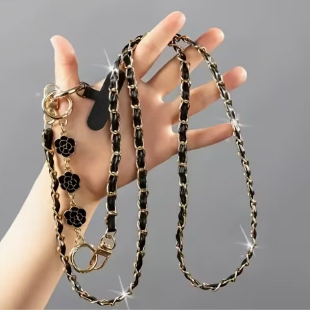 Camellia Chain Mobile Phone Lanyard. NWT
